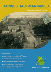 Couverture de Racines Haut-Marnaise 111