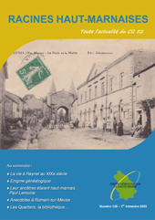 Couverture de Racines Haut-Marnaises 125