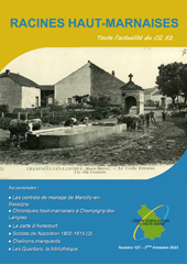 Couverture de Racines Haut-Marnaises 127