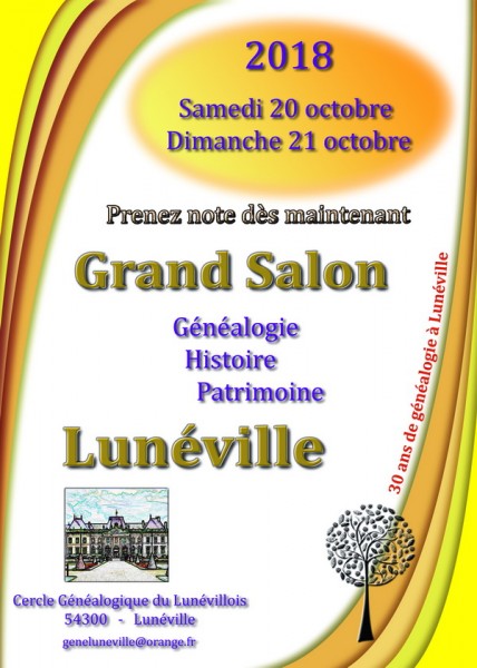 Affiche Luneville 2018