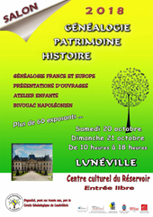 Affiche Luneville 2018