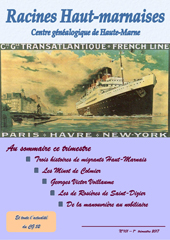 Couverture de Racines Haut-Marnaise 101