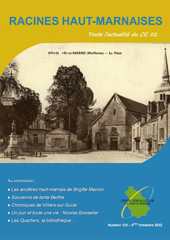 Couverture de Racines Haut-Marnaises 124