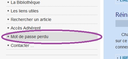 Lancement de la procédure